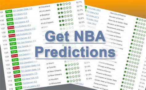 nba betting odds predictions - most accurate nba prediction site.